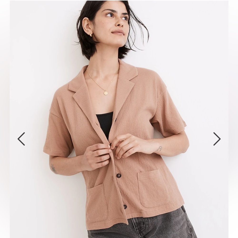 Madewell Lightspun Camp Shirt Sz medium